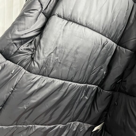 Kanuk Black insulated women's Parka jacket cinchable waist and hood Large - Picture 12 of 16